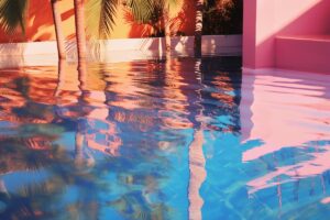 Piscina effetto spiaggia 